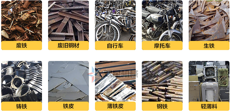 <a href='http://www.fqkmkff.cn/psxl/1281.html' target='_blank'><span>廢鐵破碎機(jī)</span></a>處理物料